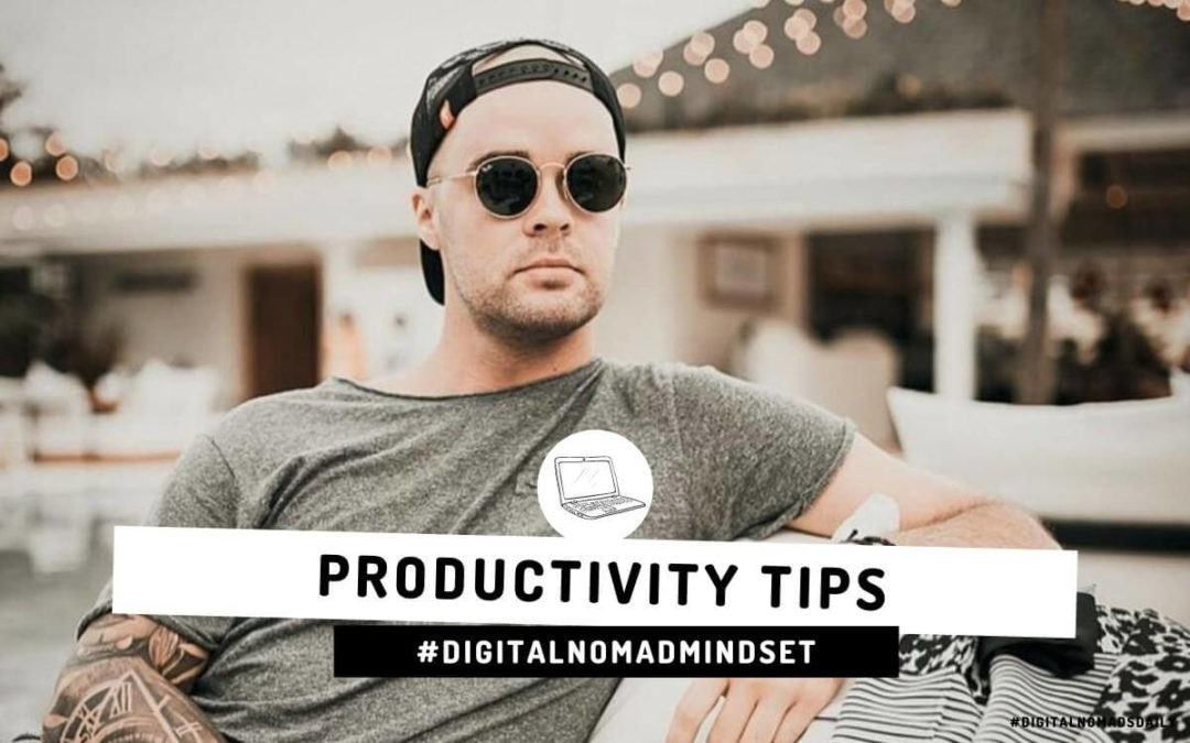3 productivity tips from James for digital nomads by digital nomads daily