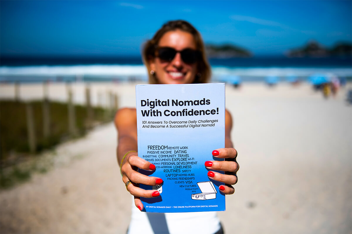 book Digital Nomads With Confidence for digital nomads, remote workers, digital nomad freelancers and online entrepreneurs by Digital Nomads Daily