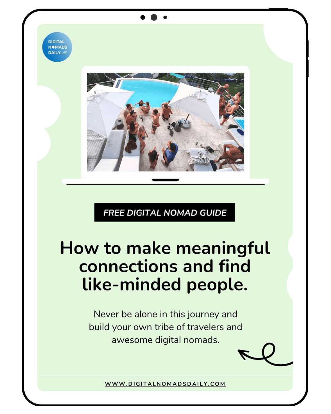 Digital Nomad Free Guide - how to meet people and make friends by Digital Nomads Daily