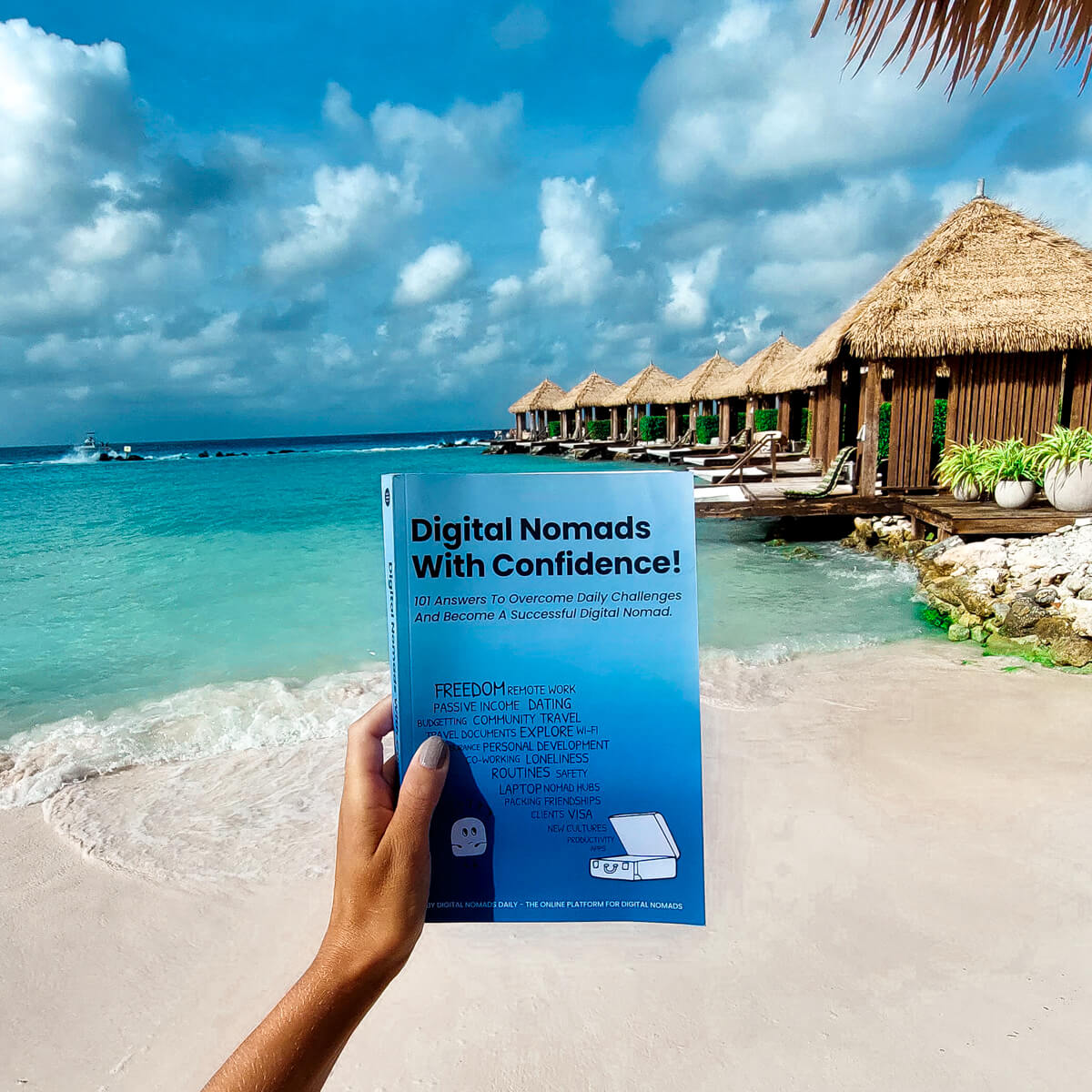 photo with digital nomad book digital nomads with confidence by nienke nina make money online and travel the world