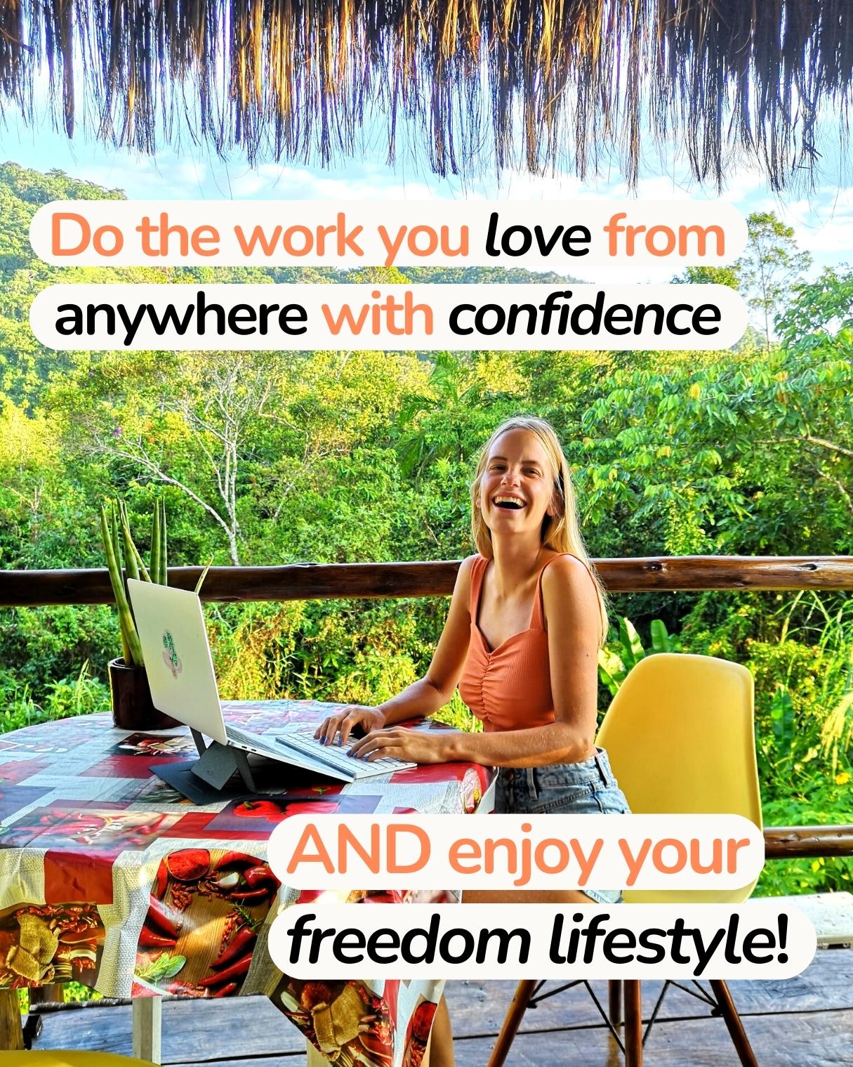 Photo of FREE MASTERCLASS The Secret Ingredient To Build A Side Hustle From Anywhere In The World With Confidence by nienke nina host of the digital nomads daily podcast