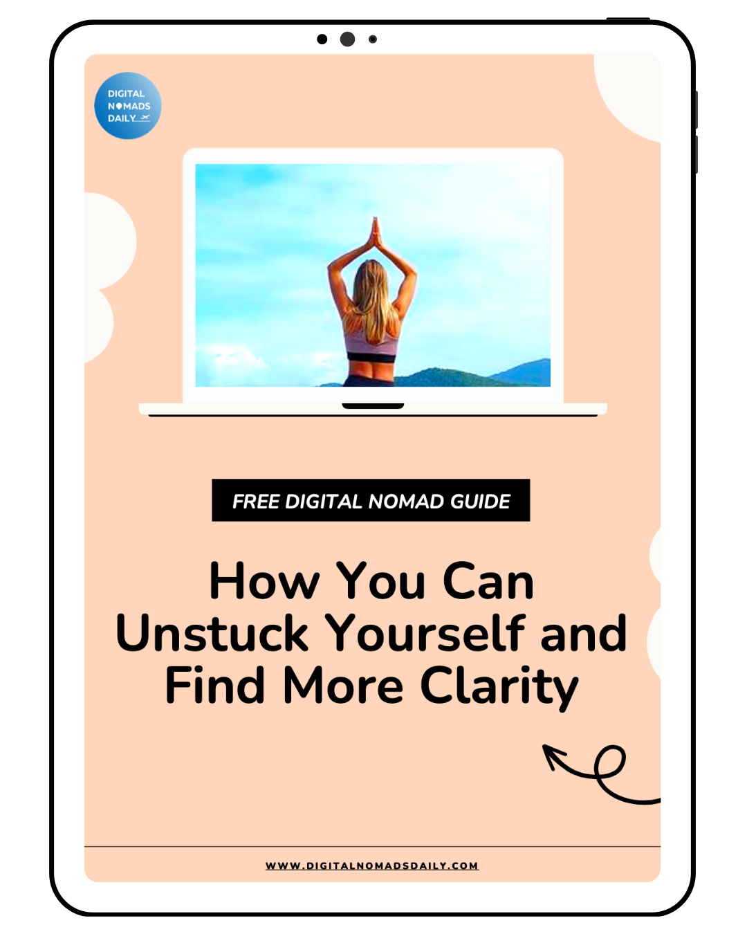 Guides_Cover Image_digital Nomads Daily_How You Can Unstuck Yoaurself and Find More Clarity